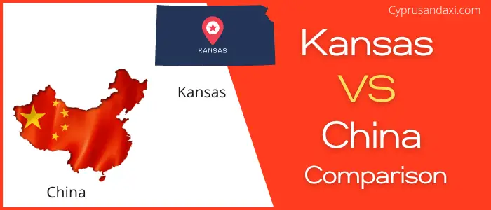 Is Kansas bigger than China
