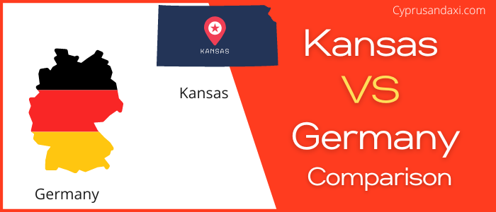 Is Kansas bigger than Germany