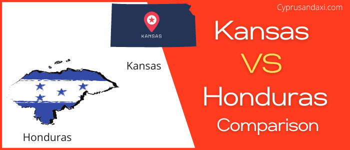 Is Kansas bigger than Honduras