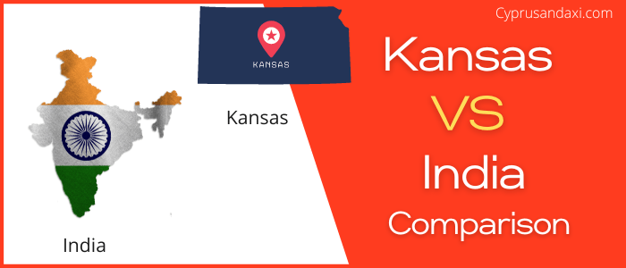 Is Kansas bigger than India