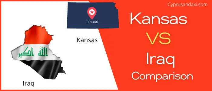 Is Kansas bigger than Iraq