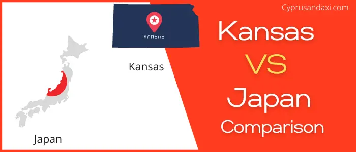 Is Kansas bigger than Japan