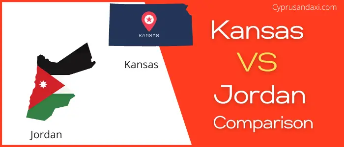 Is Kansas bigger than Jordan