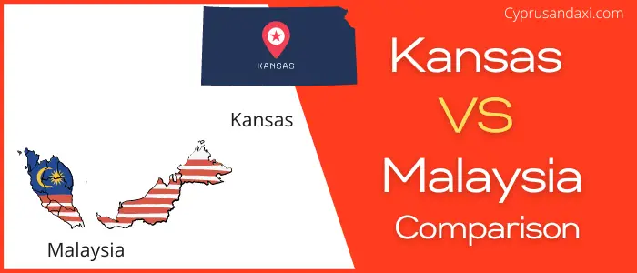 Is Kansas bigger than Malaysia
