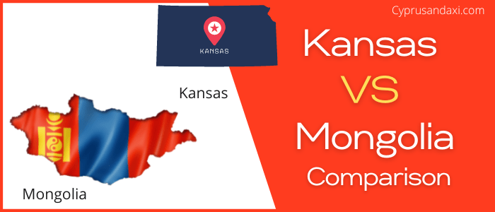 Is Kansas bigger than Mongolia