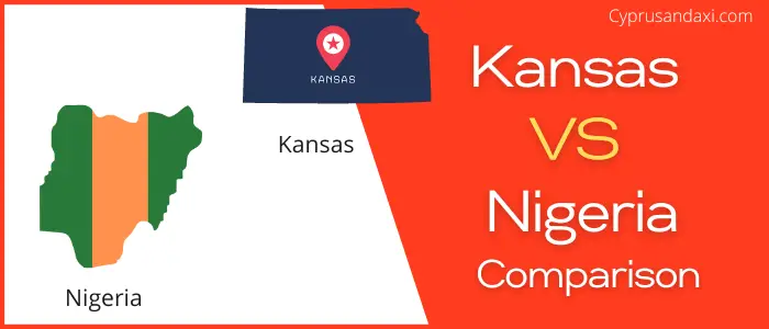 Is Kansas bigger than Nigeria