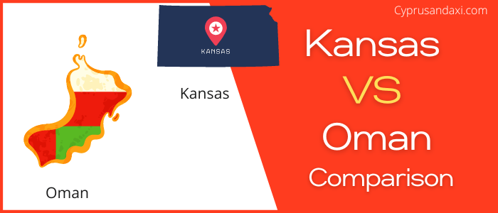 Is Kansas bigger than Oman
