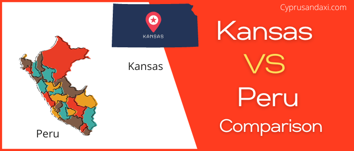 Is Kansas bigger than Peru