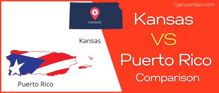 Is Kansas bigger than Puerto Rico