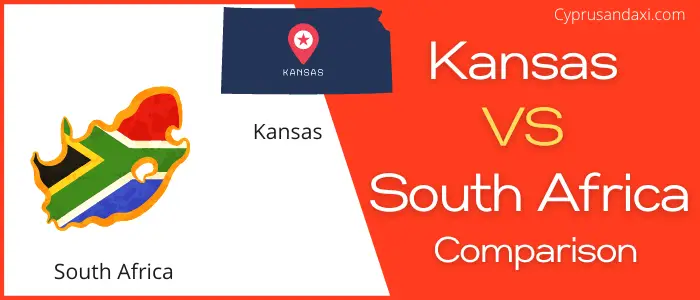 Is Kansas bigger than South Africa
