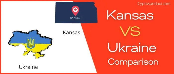 Is Kansas bigger than Ukraine