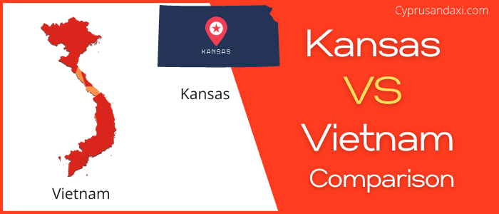 Is Kansas bigger than Vietnam