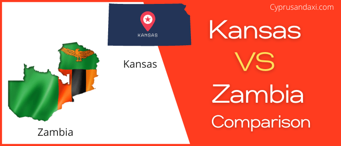 Is Kansas bigger than Zambia