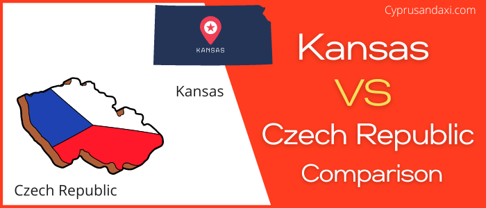 Is Kansas bigger than the Czech Republic