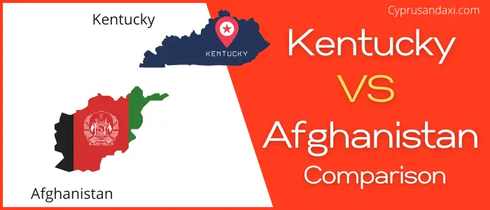 Is Kentucky bigger than Afghanistan