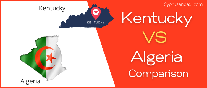 Is Kentucky bigger than Algeria