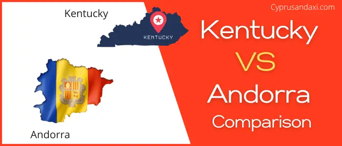 Is Kentucky bigger than Andorra