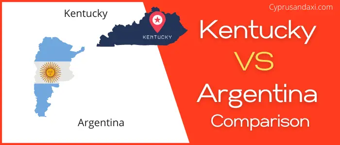 Is Kentucky bigger than Argentina