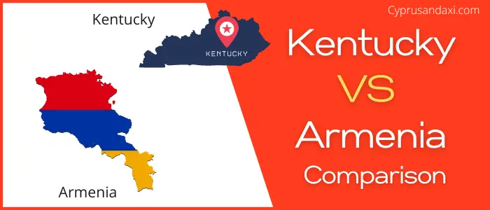 Is Kentucky bigger than Armenia