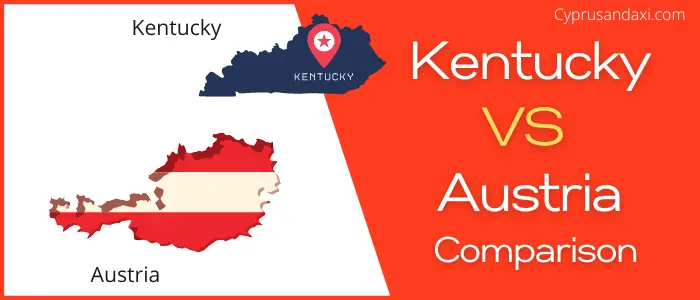 Is Kentucky bigger than Austria
