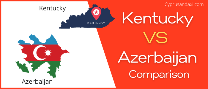 Is Kentucky bigger than Azerbaijan