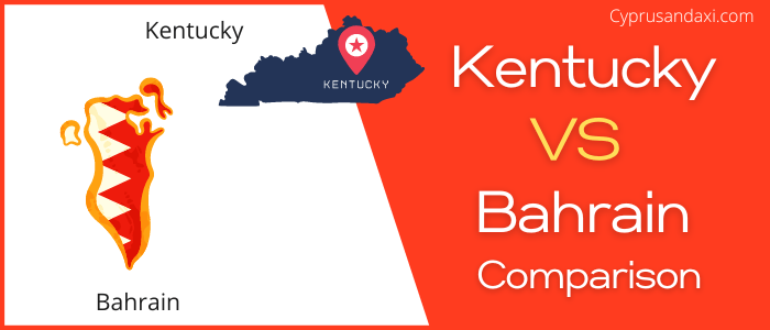 Is Kentucky bigger than Bahrain