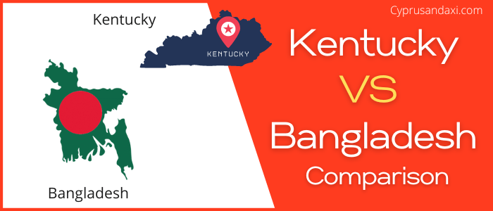 Is Kentucky bigger than Bangladesh