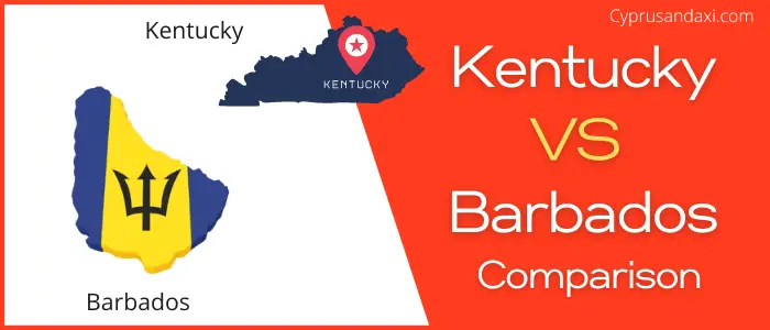 Is Kentucky bigger than Barbados