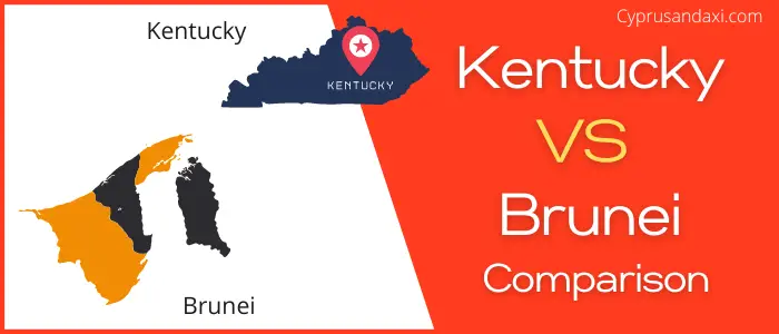 Is Kentucky bigger than Brunei