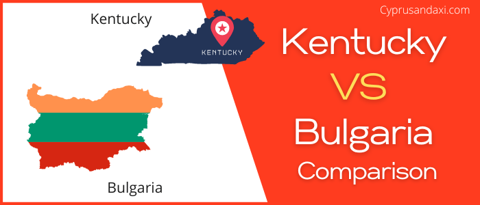 Is Kentucky bigger than Bulgaria