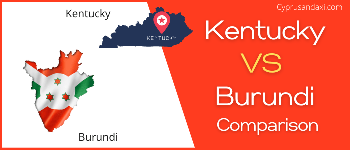 Is Kentucky bigger than Burundi