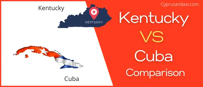 Is Kentucky bigger than Cuba
