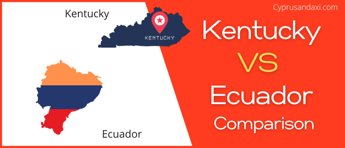 Is Kentucky bigger than Ecuador