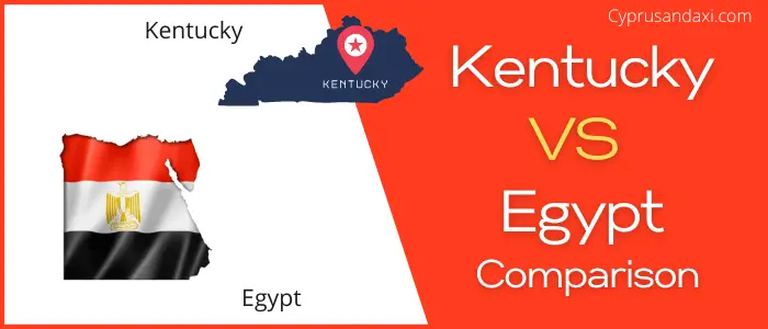 Is Kentucky bigger than Egypt