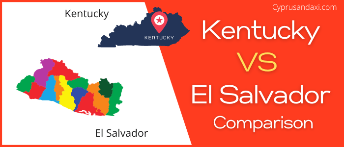Is Kentucky bigger than El Salvador