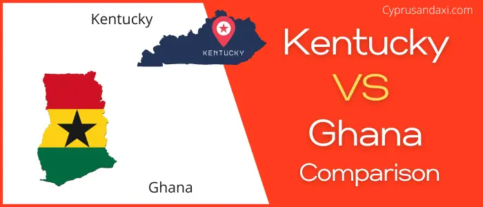 Is Kentucky bigger than Ghana
