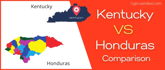 Is Kentucky bigger than Honduras