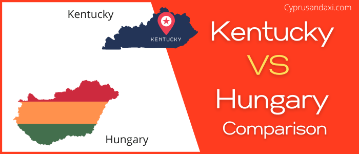 Is Kentucky bigger than Hungary