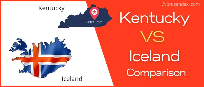 Is Kentucky bigger than Iceland