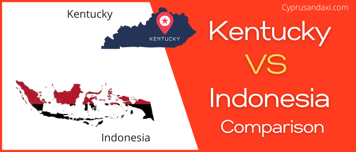 Is Kentucky bigger than Indonesia