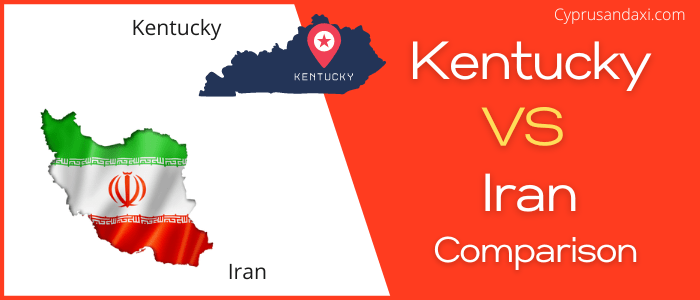 Is Kentucky bigger than Iran