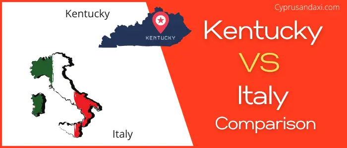 Is Kentucky bigger than Italy