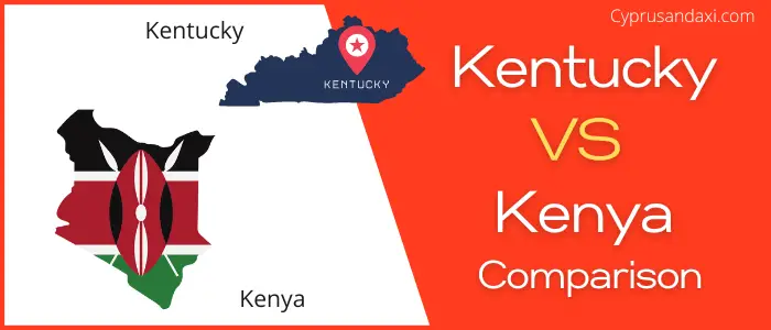 Is Kentucky bigger than Kenya