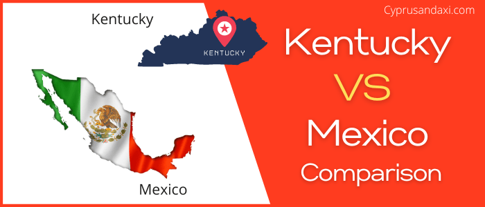 Is Kentucky bigger than Mexico