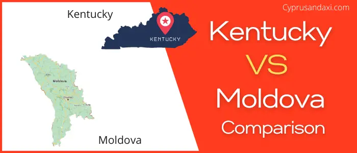 Is Kentucky bigger than Moldova