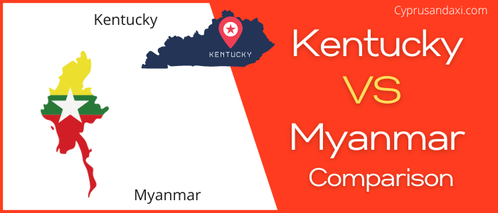 Is Kentucky bigger than Myanmar