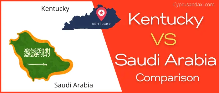 Is Kentucky bigger than Saudi Arabia