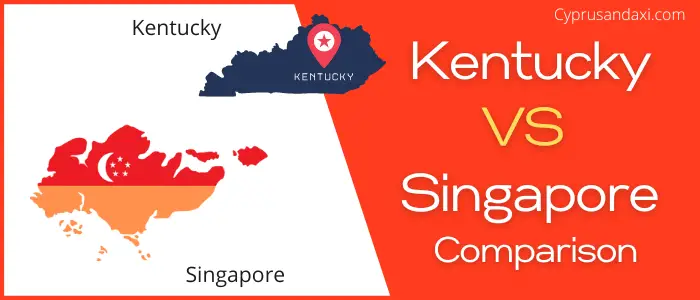 Is Kentucky bigger than Singapore