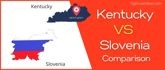 Is Kentucky bigger than Slovenia
