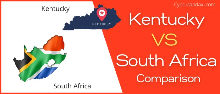 Is Kentucky bigger than South Africa